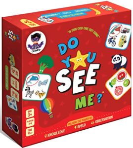 YUKA Champs – DO You See ME? A Fun odd one Out Flash Cards Game Game for 2+ Year Kids I Educational Preschool Tools for Ages 2 2+ 3 4 5 6 7 Unisex Kids