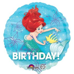 Amscan International 3393501 “Ariel Birthday Dream Big Standard Foil Balloon