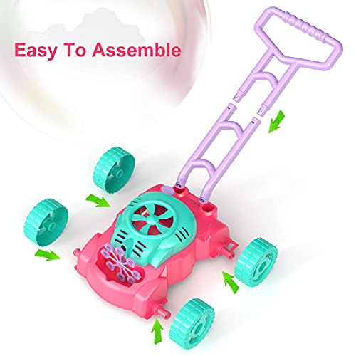 BubToy Girls Toys, Toddler Toys Bubble Machine for Girls, Great Birthday Gifts for Preschool Baby Girls, Automatic Bubble Mower Toys & Games, Baby Activity Walker for Outdoor | The Storepaperoomates Retail Market - Fast Affordable Shopping