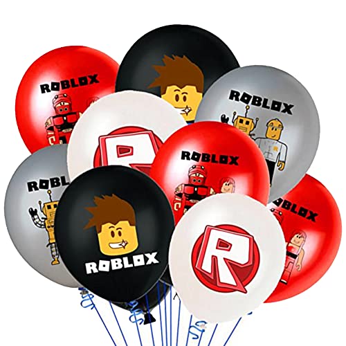24PC ROBOT RO BLOX BALLOONS BALLOON PARTY SUPPLIES FAVOR DECORATIONS DECOR THEME IDEA FUN CELEBRATION HAPPY BIRTHDAY FAVO GIFT CENTERPIECE DANCE VIDEO GAME MUSIC | The Storepaperoomates Retail Market - Fast Affordable Shopping