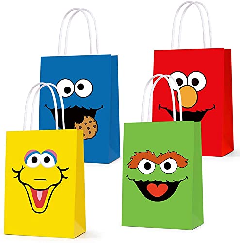 SUER 16 PCS Party Favor Bags for Sesame Friends Street Party Supplies, Party Gift Goody Treat Candy Bags for Sesame Friends Street Party Favors Birthday Party Decor for Party Girls Kids Birthday… | The Storepaperoomates Retail Market - Fast Affordable Shopping