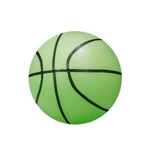Gsdviyh36 Creative Toy Light Up Basketball High Elasticity Battery-Free PVC High Bright Holographic Basketball for Kids Children Parent Cute Interactive Toys 16cm