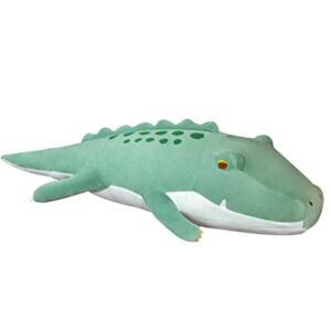 Tyfanag Lovely Crocodile Plush Toy Simulation Stuffed Animal Dolls Kawaii Creative Pillow for Children Xmas Gifts (Color : Blue, Height : 65cm)