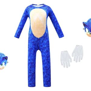 Boys Cartoon Character Costume for Kids Halloween Cosplay Outfits Big Kids Bodysuit Child Pretend Play Girls Festival Party Dress Up Unisex Long Sleeve Carnival Role Play
