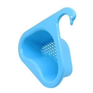 Kitchen Sink Food Drain Basket Strainer Filter Rack Triangle Faucet Cover Catcher Swan
