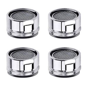 Faucet Aerator Kitchen Sink Aerator Replacement Parts with Brass Shell 15/16-Inch Male Threads Aerator Faucet Filter with Gasket for Kitchen Bathroom – 4 Pack