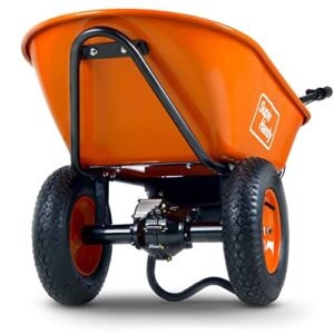 SuperHandy Wheelbarrow Electric Powered Utility Cart 48V DC 500W Li-Ion Driven Ultra Duty 330LBS (150kgs) Capacity and 4 cu.ft. of Cubage Material Debris Hauler (Amazon Exclusive only for USA)