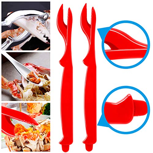 7Pcs Seafood Tools Set including 4 Forks and 2 Lobster Crackers Nut Cracker 1 Seafood Scissors | The Storepaperoomates Retail Market - Fast Affordable Shopping