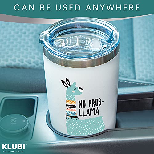 Llama Gifts for Women – “No Probllama” 20oz Travel Coffee Mug/Tumbler- Idea for Llama Lover, Men, Decor | The Storepaperoomates Retail Market - Fast Affordable Shopping