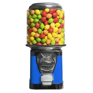 Gumball Machine for Kids – Blue Vending Machine with Cylinder Globe – Bubble Gum Machine for Kids – Home Vending Machine – Coin Gumball Machine – Bubblegum Machine – Gum Ball Machine Without Stand