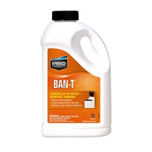 Ban-T Alkaline Water Neutralizer and Cleaner – Water Softener Tannin and Iron Removal Cleaner — Removes Hard Water Deposits, Lime Scale, Iron Staining – Restores Water Softener Efficiency