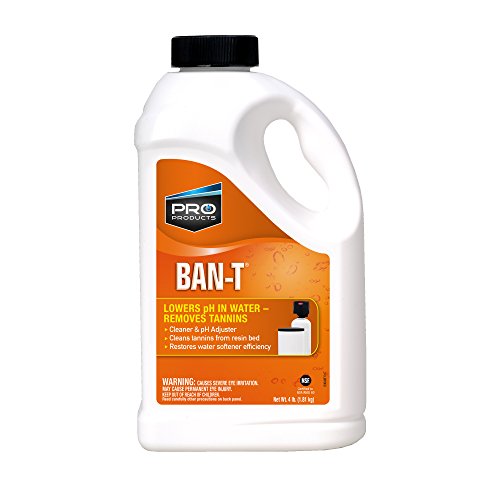 Ban-T Alkaline Water Neutralizer and Cleaner – Water Softener Tannin and Iron Removal Cleaner — Removes Hard Water Deposits, Lime Scale, Iron Staining – Restores Water Softener Efficiency | The Storepaperoomates Retail Market - Fast Affordable Shopping