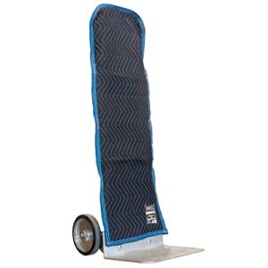 US Cargo Control Quilted Hand Truck Cover – Rounded Top Appliance Dolly Cover – Essential Moving Supplies – Black/Blue Moving Pad – Woven Cotton/Polyester – 50 x 16 Inches – 1 Pound