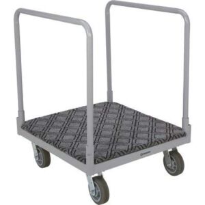 Strongway 4-Wheel Cart with Carpeted Deck- 1600-Lb. Capacity