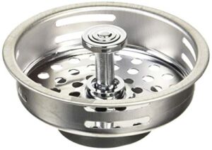 Universal Drain 30051 3″ Stainless Steel Strainer Basket, FITS Most Sinks, Silver