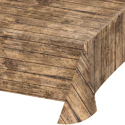 Creative Converting Wood Grain Plastic Tablecloths, 3 ct | The Storepaperoomates Retail Market - Fast Affordable Shopping