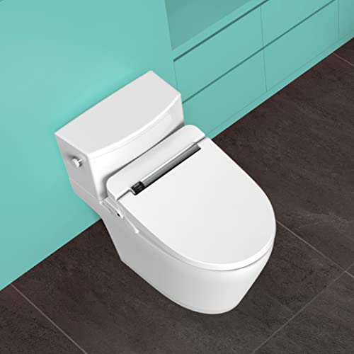 VOVO STYLEMENT VB-4100SR Electronic Smart Bidet Toilet Seat, Made in Korea, Heated Seat, Warm Dry and Water, UV LED Sterilization, One-piece Toilet Bidet Seat, Round – White | The Storepaperoomates Retail Market - Fast Affordable Shopping