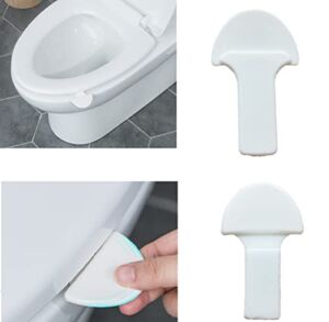 BZG 2 Pcs Toilet seat lifter ,Toilet seat handle,Toilet seat hanle lifter,Toilet seat lifter tab,Toilet lid handle