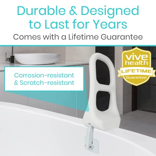 Vive Bathtub Rail – Bathroom Tub Safety Rail Heavy Duty for Seniors, Elderly, Handicap and Disabled – Clamp Railing Bath Support – Adjustable Shower Hand Grip – Handle Assist Grab Bar – Fits Most Tubs | The Storepaperoomates Retail Market - Fast Affordable Shopping