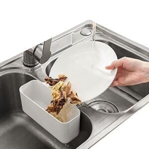 Sink Drain Strainer Basket HDYA Kitchen Food Waste Leftovers Food Catcher Garbage Triangle Filter Corner Sink Strainer