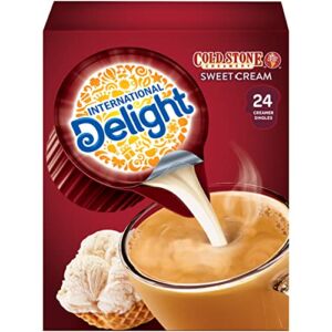 International Delight Cold Stone Sweet Cream Single-Serve Coffee Creamer Singles, 24 Count