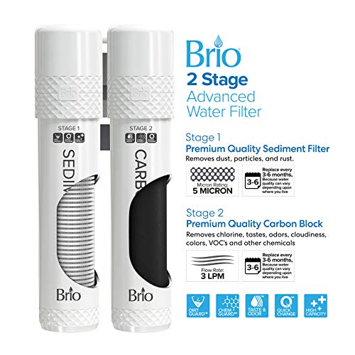 Brio Self-Cleaning Countertop Bottleless Water Cooler Dispenser – with 2-Stage Water Filter and Installation Kit, Tri Temp Dispense, UV Cleaning – Black | The Storepaperoomates Retail Market - Fast Affordable Shopping
