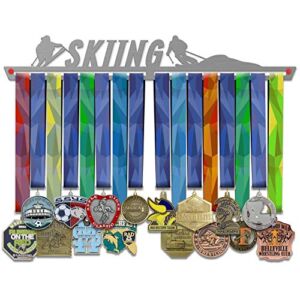 VICTORY HANGERS Skiing Medal Hanger Display | Sports Medal Holder | Stainless Steel Medal Display Rack | VictoryHangers – The Best Gift for Champions !