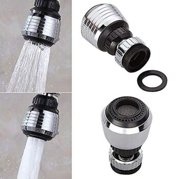 LRRH 360 Rotate Swivel Water Saving Tap Aerator Diffuser Faucet Nozzle Filter Adapter #0028/4 | The Storepaperoomates Retail Market - Fast Affordable Shopping