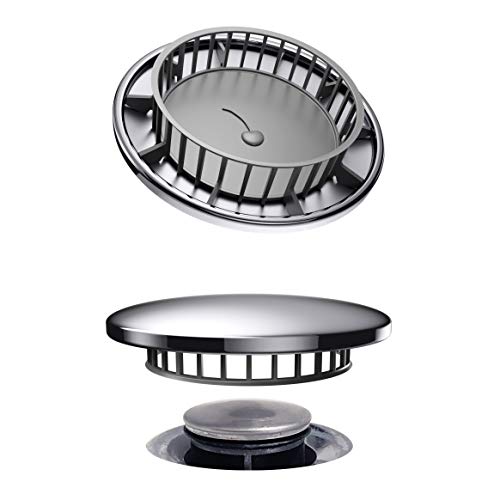 Tub Flo Stainless Steel Hair Catcher for Shower, Tub, and Sink Drains – Fits Most Drains with No Installation | The Storepaperoomates Retail Market - Fast Affordable Shopping