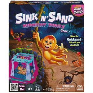 Sink N’ Sand, Midnight Jungle Amazon Exclusive Kids Board Game with Kinetic Sand for Sensory Fun Gift Idea, for Preschoolers and Kids Ages 4 and up
