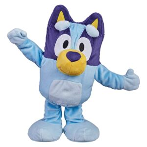 Bluey Dance and Play 14″ Animated Plush | Over 55 Phrases and Songs, Multicolor