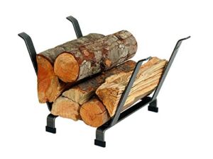 Enclume Country Home Log Basket Log Rack, Hammered Steel