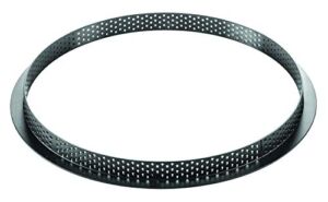 Silikomart”Tarte Ring 250″ Heat-Resistant Perforated Plastic Cutting Ring 9.84 Inch Diameter (1 Each)
