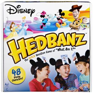 Disney Hedbanz, 2nd Edition Picture-Guessing Family Board Game, for Adults and Kids Ages 7 and up