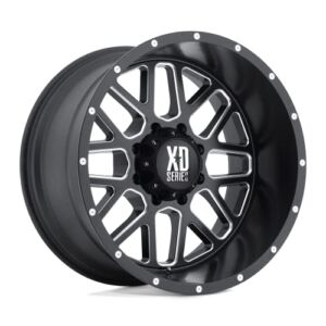 XD Series by KMC Wheels XD820 18X9 5X5.5 S-BLK Mill -12MM Custom Rim