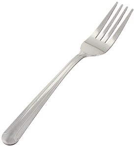 Winco 12-Piece Dominion Heavy Weight Dinner Fork Set, 18-0 Stainless Steel, 4.5″L x 0.63″W, Silver