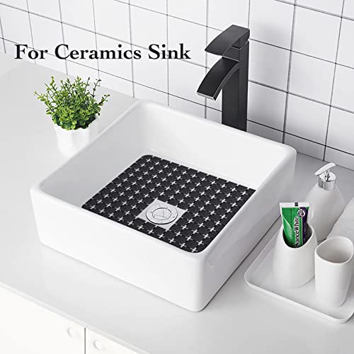 LOIOFOE 2Pcs Kitchen Sink Mats,16″ x12″ Scratch Free Sink Protector for Stainless Steel/Porcelain Sink,Modern Design Dish Drying Mat, a Nice Touch for Your Kitchen | The Storepaperoomates Retail Market - Fast Affordable Shopping