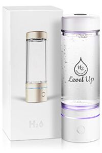 Level Up Way – Premium Hydrogen Water Bottle Generator – Up to 4000 PPB – SPE PEM Dupont US – Healthy Life