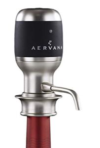 Aervana Original: Electric Wine Aerator and Pourer / Dispenser – Air Decanter – Personal Wine Tap for Red and White Wine