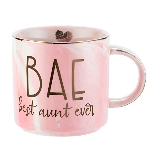 Aunt Gifts from Niece, Nephew – BAE Best Aunt Ever – Funny Gift for Aunts – Best Aunt Ever Gifts for Birthday, Christmas – Great Auntie Gifts – Cute Favorite Aunt Mug, Ceramic 11.5oz Coffee Cup | The Storepaperoomates Retail Market - Fast Affordable Shopping