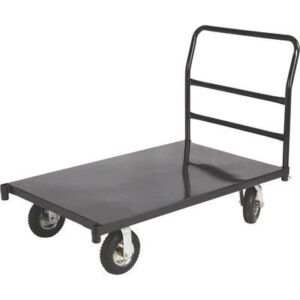 Ironton Metal Platform Cart – 1000-Lb. Capacity, 48in.L x 24in.W, 8in. Casters