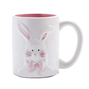 ZaH Easter Bunny Coffee Mug Easter Decoration Gift for Kids Boys Girls – Ceramic Mug Cup 12oz (Rabbit 2)