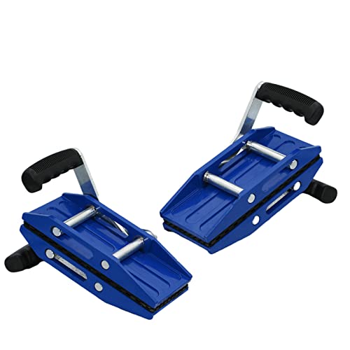 TIEKJOT 2 PACK Double Handed Stone Carrying Clamps Granite Panel Carriers with Rubber-lined（0-2.36in) 660lbs Heavy Duty for Glass Quartz Slabs Mable Lifting Carry Clamp Tools | The Storepaperoomates Retail Market - Fast Affordable Shopping