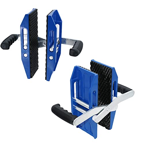 TIEKJOT 2 PACK Double Handed Stone Carrying Clamps Granite Panel Carriers with Rubber-lined（0-2.36in) 660lbs Heavy Duty for Glass Quartz Slabs Mable Lifting Carry Clamp Tools | The Storepaperoomates Retail Market - Fast Affordable Shopping