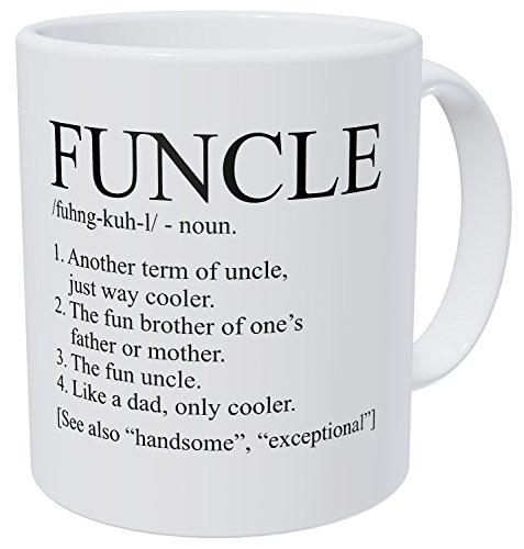 Wampumtuk Uncle, Funcle Like A Dad 11 Ounces Funny Coffee Mug | The Storepaperoomates Retail Market - Fast Affordable Shopping