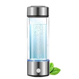 Hydrogen Water Bottle Generator, Portable Hydrogen Water Ionizer Machine, Hydrogen Rich Water Glass Health Cup for Home Travel
