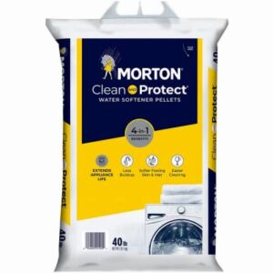 Morton Morton-40D System Water Softener, 50 lbs, White, 50 lbs