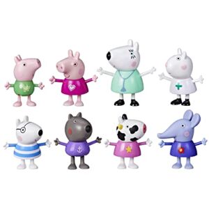 Peppa Pig Dr. Polar Bear Calls On Peppa and Friends Figure Pack Preschool Toy, Includes 8 Figures, for Ages 3 and Up (Amazon Exclusive)