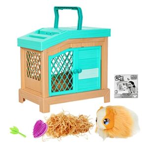 Little Live Pets – Mama Surprise | Soft, Interactive Mama Guinea Pig and her Hutch, and her 3 Surprise Babies. 20+ Sounds & Reactions. for Kids Ages 4+, Multicolor, 7.8 x 11.93 x 11.38 inches