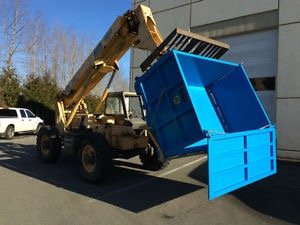 DeSite 4 Yard Commercial Waste Bin Purpose built for Telehandlers & Reach Forklifts